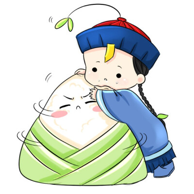 虽虽酱 小僵尸与小粽子