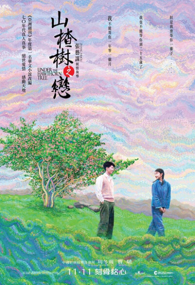 《山楂树之恋》周冬雨的处女作，非常清新的电影，张艺谋导演的作品哦，赞赞赞