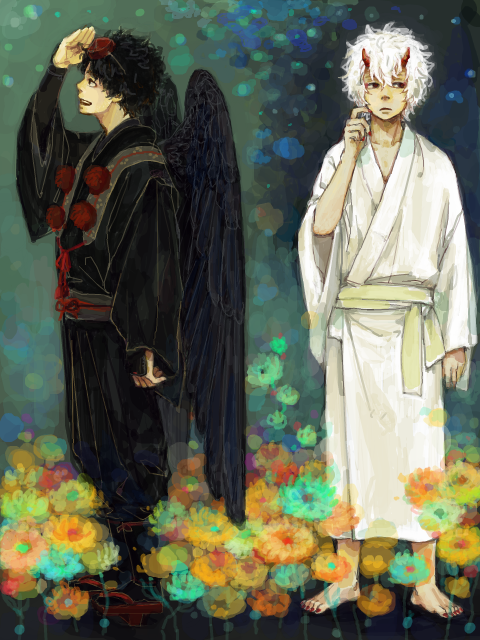 银魂#妖怪化【画师:芒,图片id=50470694】