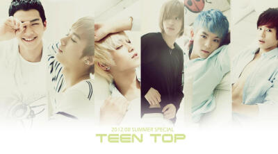 teen top❀方旻洙（C.A.P）、李赞熙（天地）、李秉乔（L.JOE）、安丹尼尔（Niel）、刘昌贤（Ricky）、崔钟贤（创造）