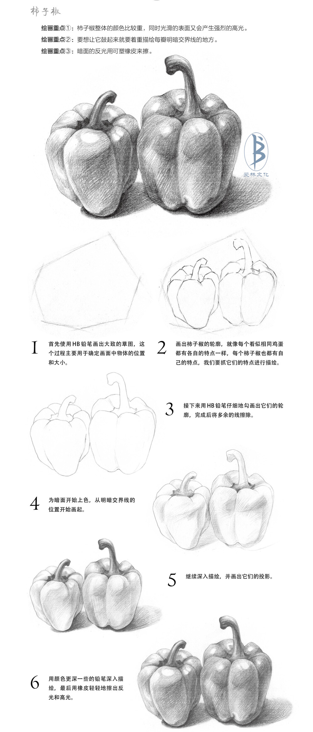 本案例摘自人民邮电出版社出版的《幸福生活绘：素描也好玩》--爱林文化制作