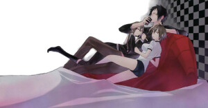 #无头骑士异闻录#官方扫图 安田典生绘制 折原一家 折原临也 折原舞流 折原九琉璃