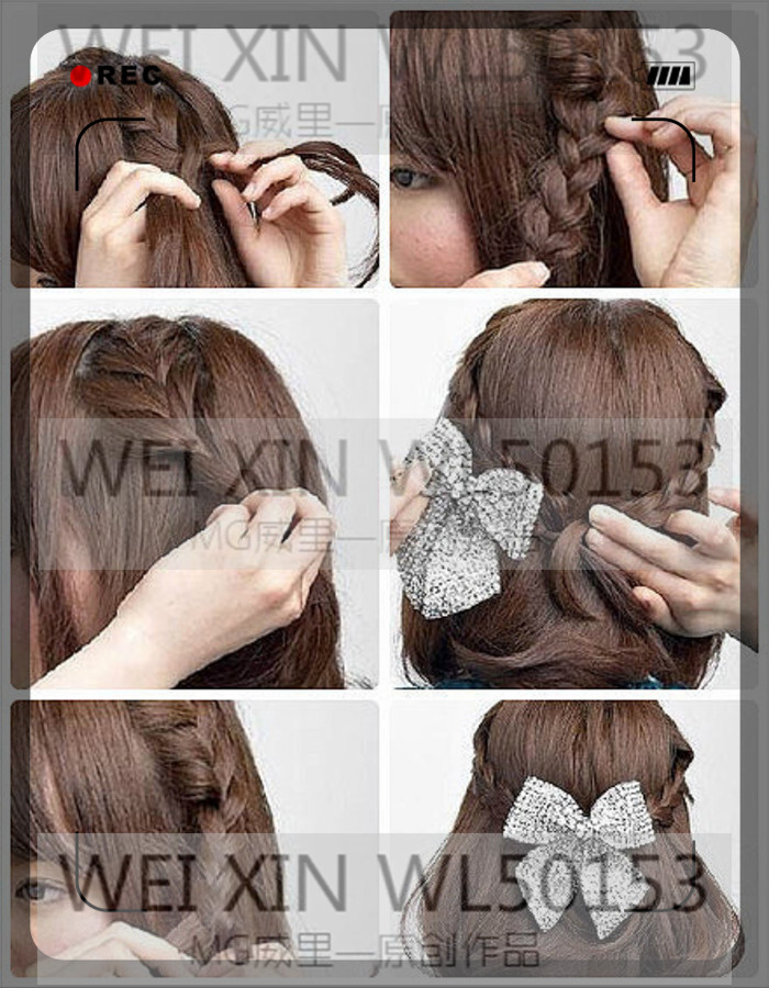 【编发专辑】女生自己动手做简单改变 编发 盘发 扎法教学 编发教学 编发教程 美发 发型 新娘编发 丸子头 马尾 自己做自己的女王