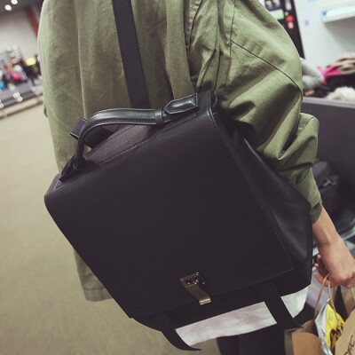 休闲韩版双肩包旅行背包书包学院风双肩包休闲大容量背包