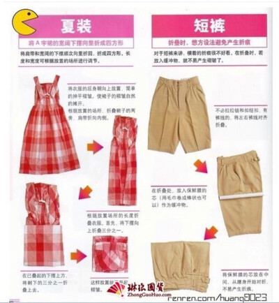 叠衣服大全