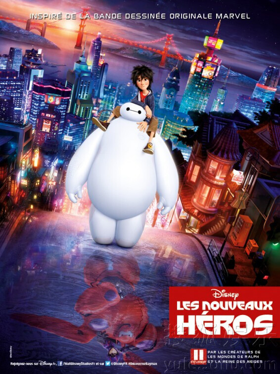 《超能陆战队》（Big Hero 6）是迪士尼与漫威联合出品的第一部动画电影，取材于由Steven T. Seagle和Duncan Rouleau在1998年开始连载的以日本为背景的动作科幻类漫画。影片由唐·霍尔及克里斯·威廉姆斯联袂执导，瑞恩·波特、斯科特·埃德希特、T·J·米勒主演配音，于2014年11月7日以3D形式在北美上映。国内公映版于2015年2月28日在内地上映。《超能陆战队》主要讲述充气机器人大白与天才少年小宏联手菜鸟小伙伴组建超能战队，共同打击犯罪阴谋的故事。在一个融合东西方文化（旧金山+东京）的虚构大都市旧京山（San Fransokyo）中，一位精通机器人技术的小神童…