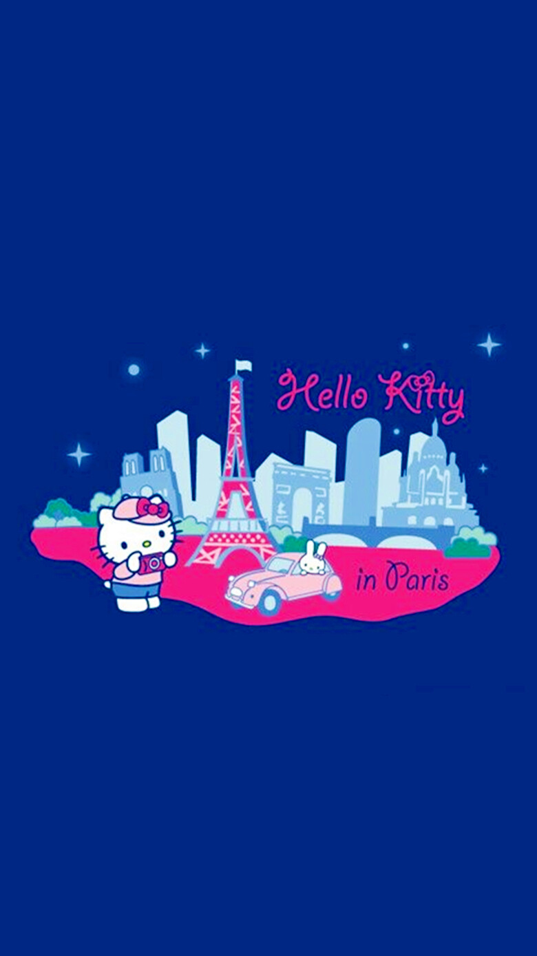 iPhone5 iPhone6 iPhone6 Plus wallpaper wechat 微信背景 壁纸 锁屏 待机 主题 桌面 可爱 Hello Kitty