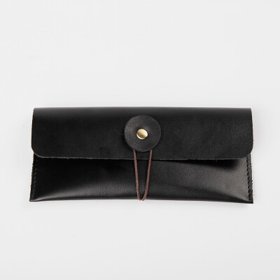 CBOMB 文艺轻复古牛皮纯手工真皮包长款耐用手拿包 女150826