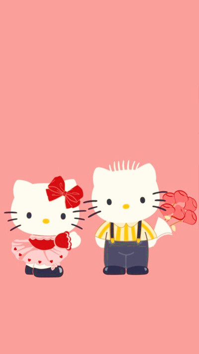 iPhone5 iPhone6 iPhone6 Plus wallpaper wechat 微信背景 壁纸 锁屏 待机 主题 桌面 可爱 Hello Kitty