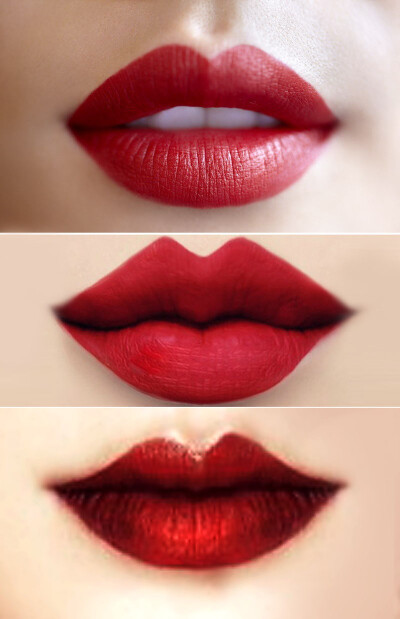 复古红唇