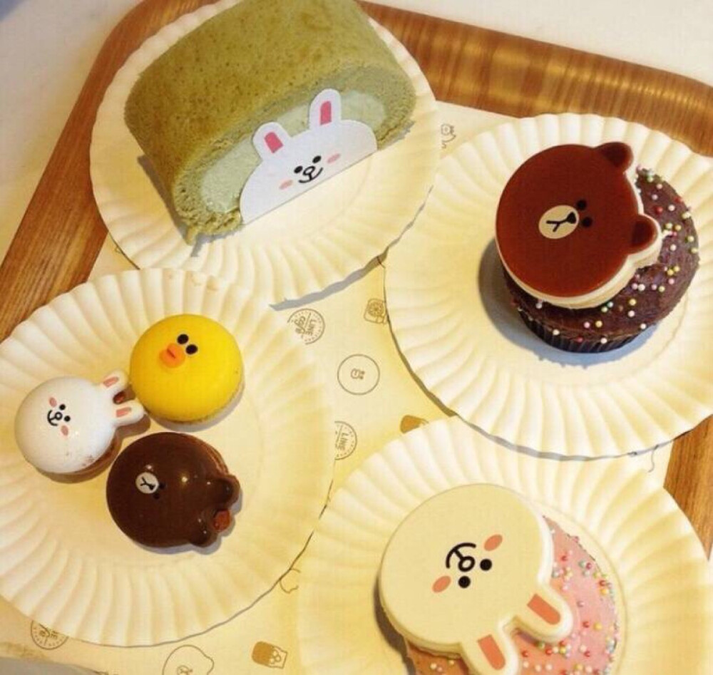 Line Friends Cafe。 @猫眼中的平行世界