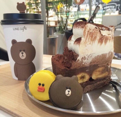 Line Friends Cafe。 @猫眼中的平行世界