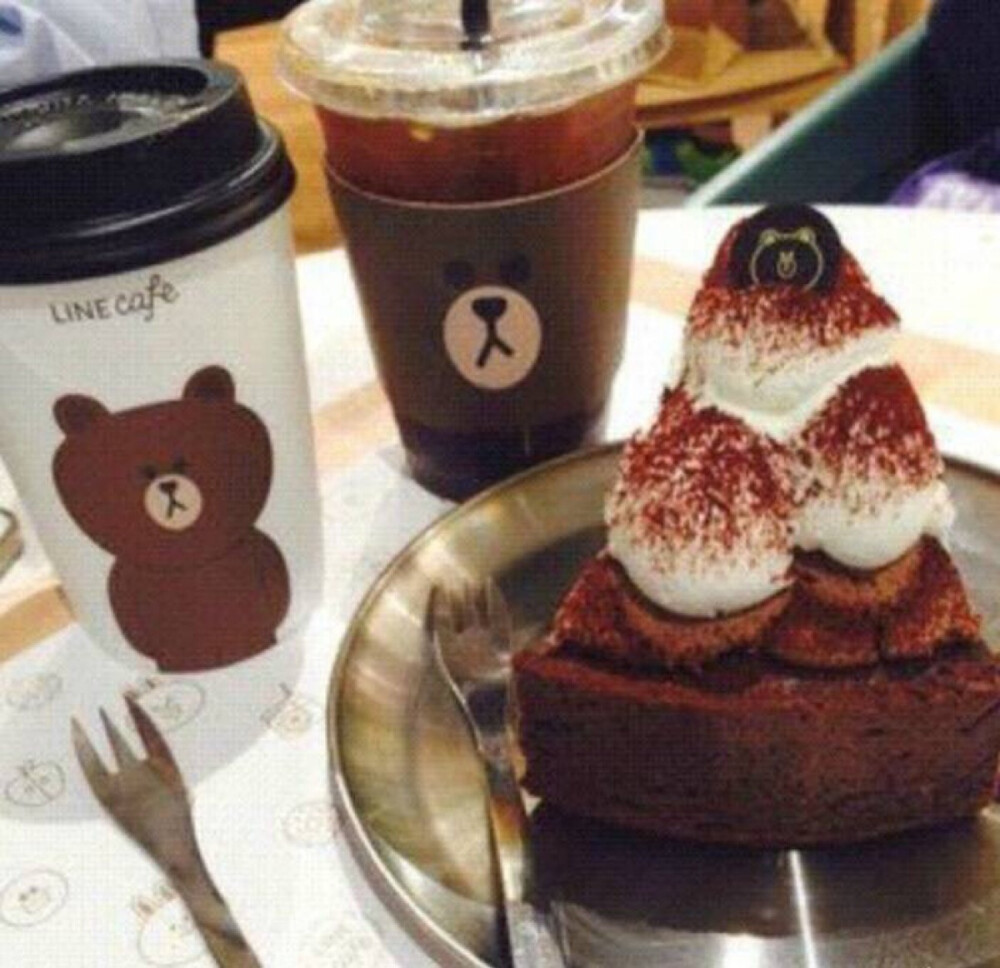 Line Friends Cafe。 @猫眼中的平行世界