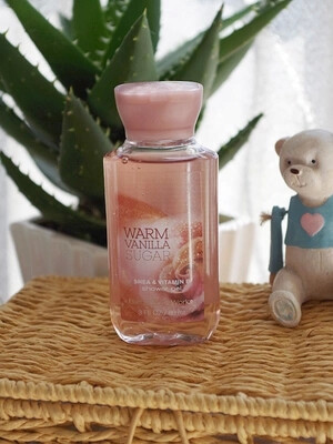 美国bath&amp;amp;body works BBW沐浴露泡泡浴 暖香草糖 旅行装88ml