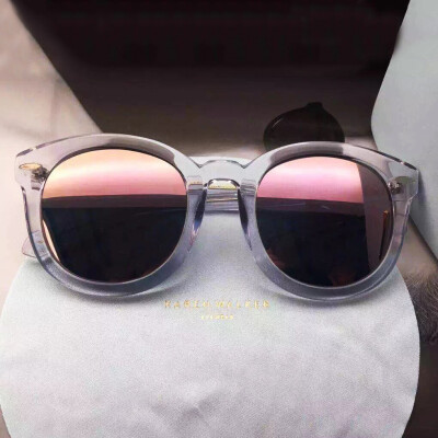 JunApparel.原版树脂透明镜框彩色片太阳眼镜
