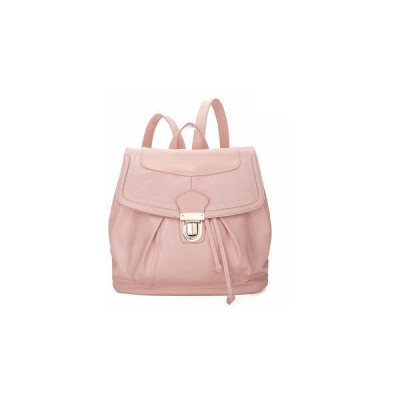 Pink leather bag