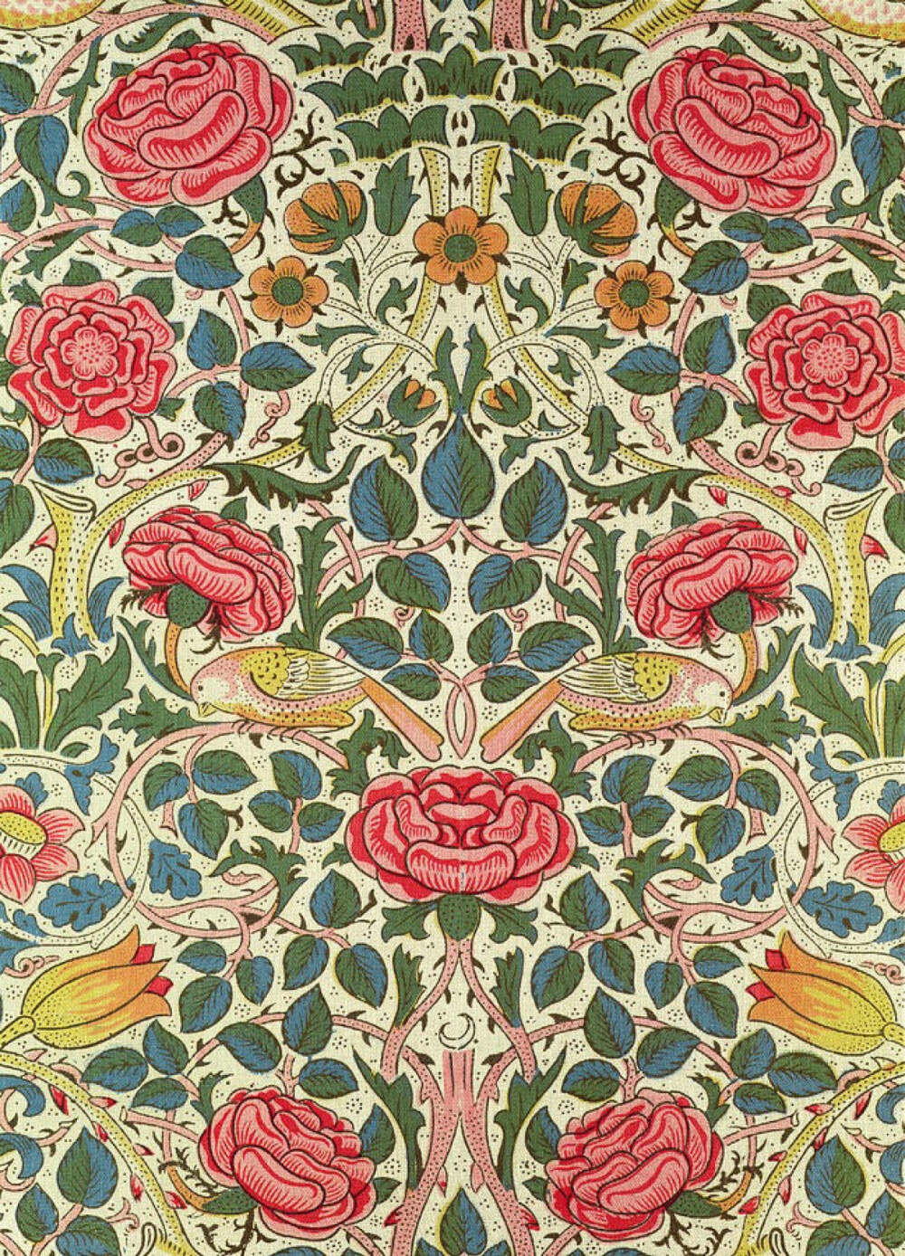 19世纪的秘密花园。 William Morris（1834-1896年）是英国最重要最有影响力的设计师。