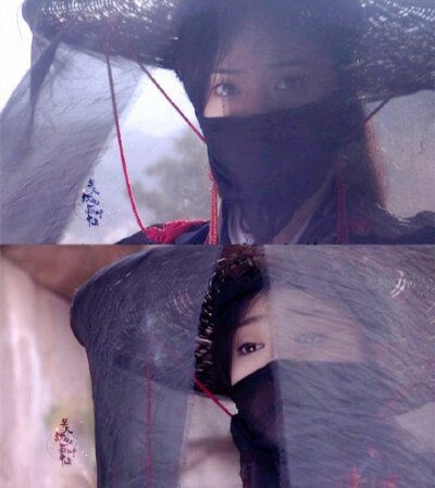 蒋欣《天龙八部》【木婉清】兰草一枝自然香，婉兮清扬，年华鞍马上。秋水为眸玉为齿，花月为肌雪为肠。by美人犹似画中仙