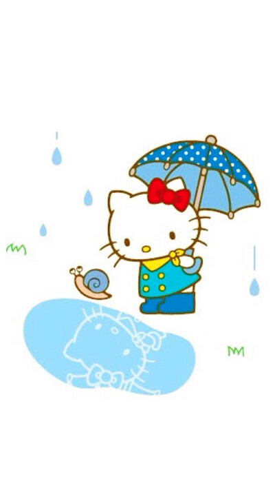 iPhone5 iPhone6 iPhone6 Plus wallpaper wechat 微信背景 壁纸 锁屏 待机 主题 桌面 可爱 Hello Kitty