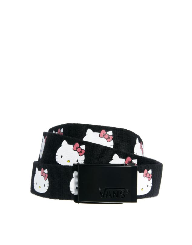 英国。Vans Hello Kitty 蝴蝶结可爱腰带