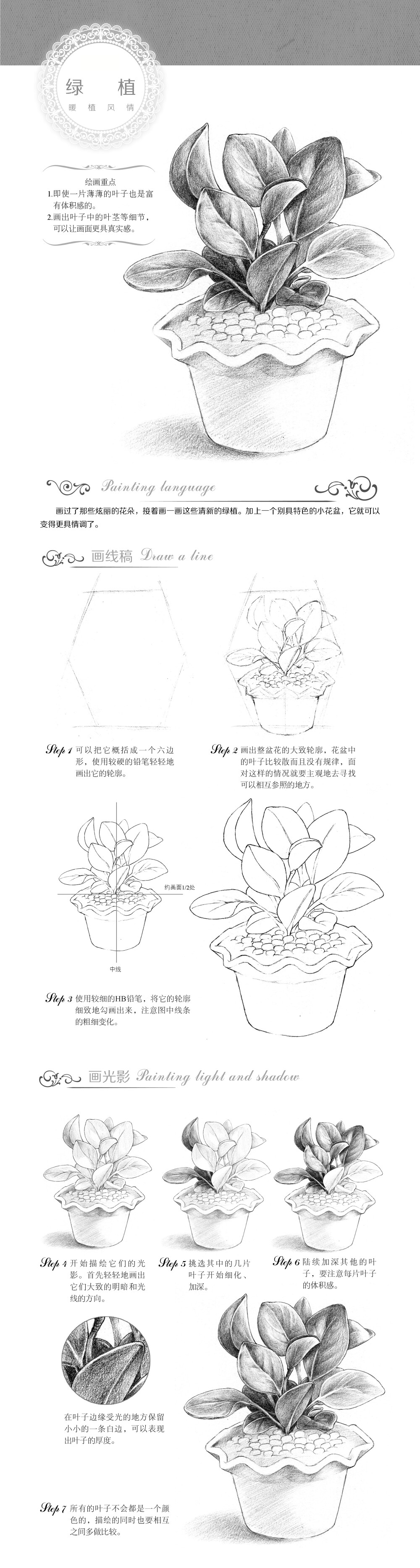 本案例摘自人民邮电出版社出版的《幸福生活绘：素描也好玩2》