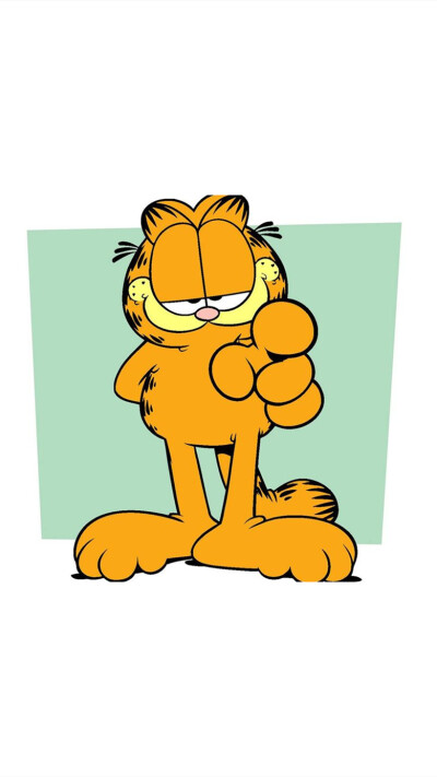 iPhone5 iPhone6 iPhone6 Plus wallpaper wechat 微信背景 壁纸 锁屏 待机 主题 桌面 可爱 加菲猫 Garfield