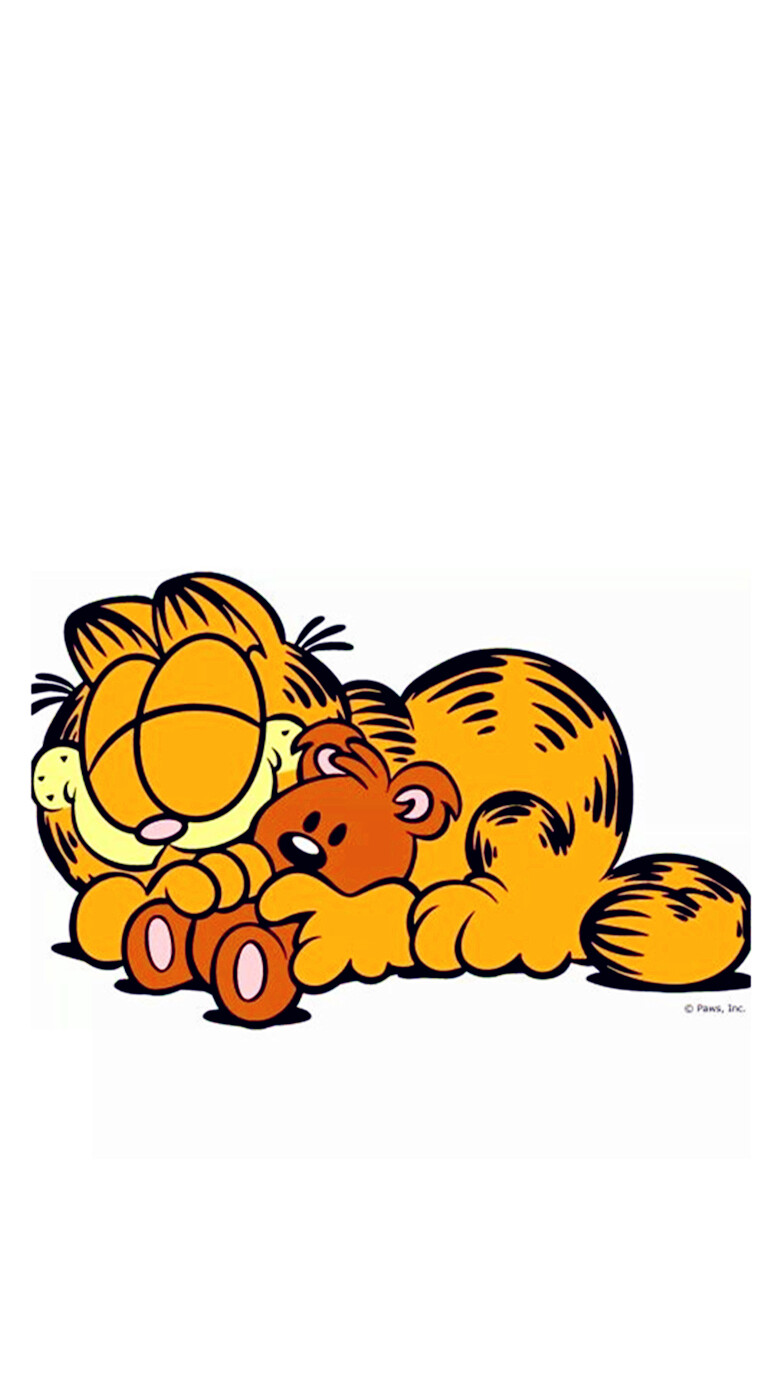 iPhone5 iPhone6 iPhone6 Plus wallpaper wechat 微信背景 壁纸 锁屏 待机 主题 桌面 可爱 加菲猫 Garfield