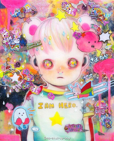 糖果色的忧郁。 | 日本艺术家 下田光（Hikari Shimoda ）