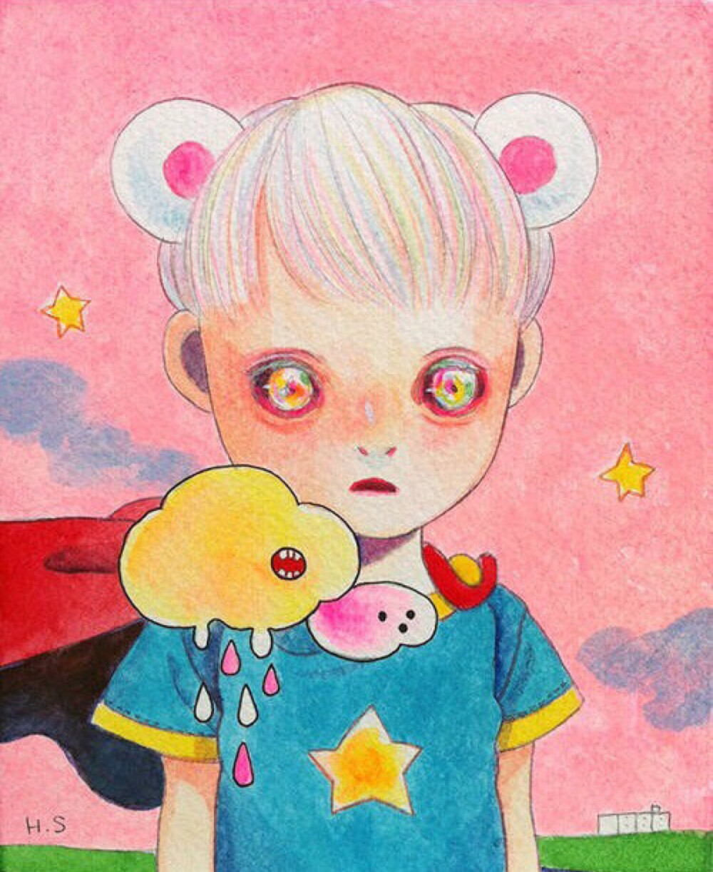 糖果色的忧郁。 | 日本艺术家 下田光（Hikari Shimoda ）