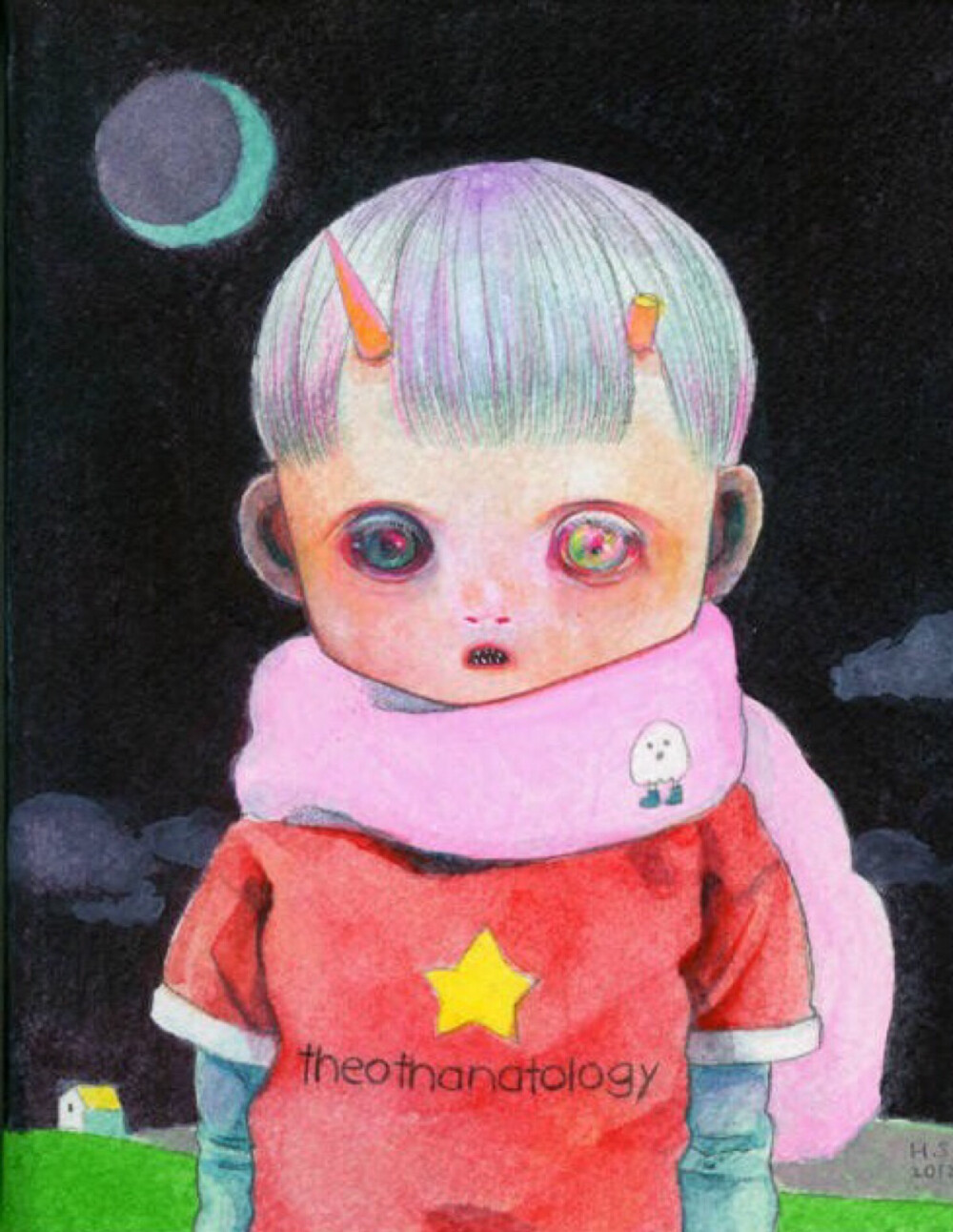 糖果色的忧郁。 | 日本艺术家 下田光（Hikari Shimoda ）