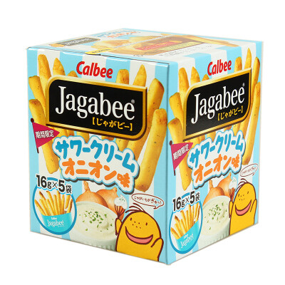 现货 日本进口零食 Calbee卡乐B 卡乐比薯条 洋葱酸奶油味 80g