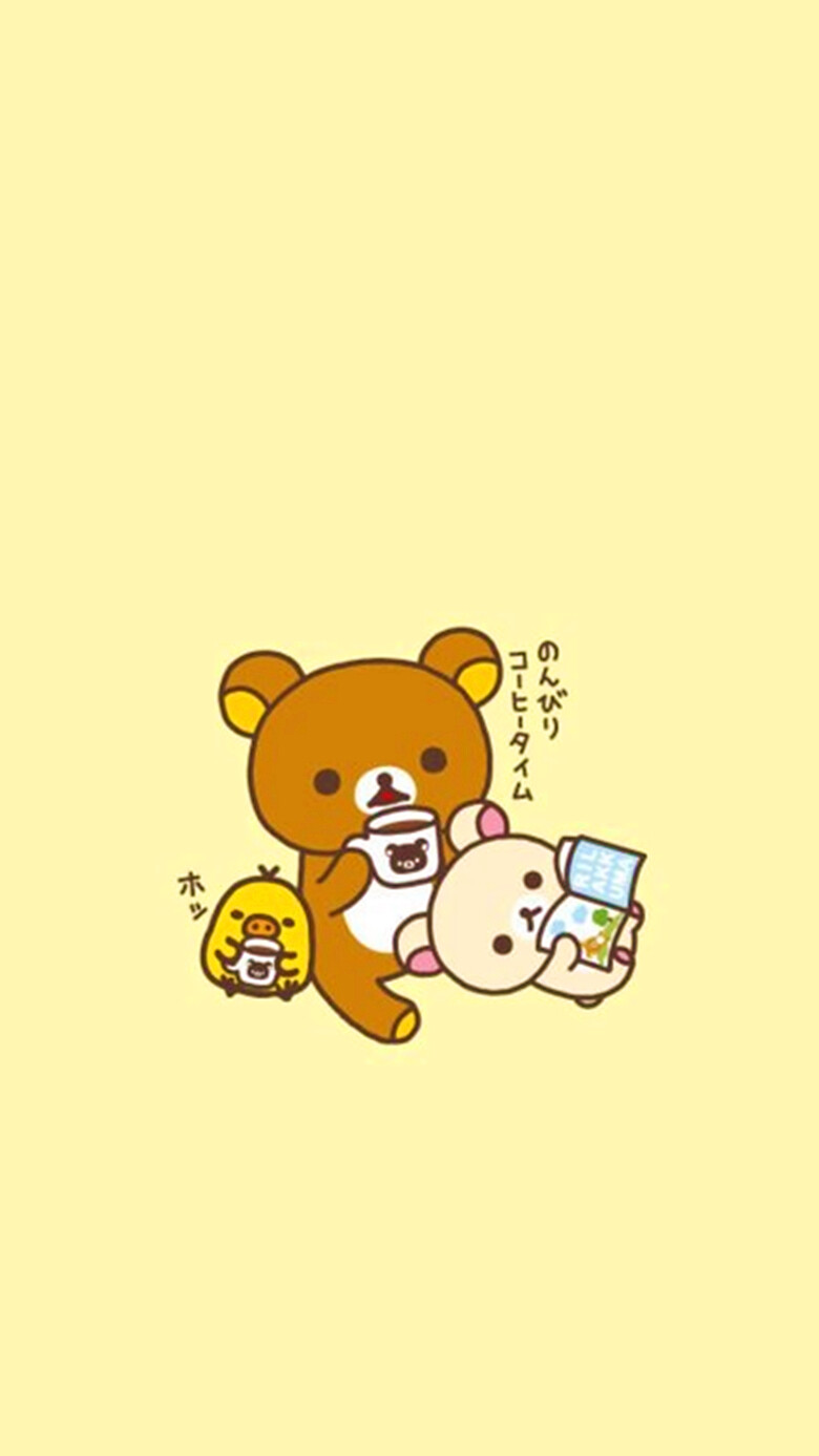 iPhone5 iPhone6 iPhone6 Plus wallpaper wechat 微信背景 壁纸 锁屏 待机 主题 桌面 轻松熊 rilakkuma