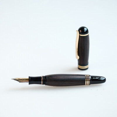 纯手工复古钢笔德国笔尖英雄派克学生用美工书法笔进口礼品笔