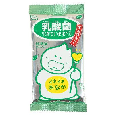 日本进口零食糖果 宇治抹茶味 乳酸菌营养糖20g调节肠道促进消化