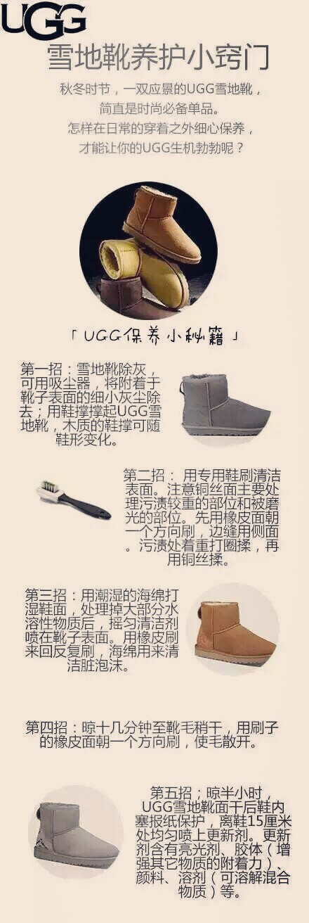 UGG保养秘笈