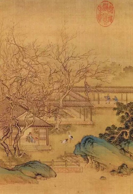 【欣赏】明 佚名 画岩壑清晖册。凡画有关季节，必具深刻细致观察力与生活体验。能反应季节变化者，在天莫若云、雨、雪、月，在地莫若水，树、山、花，在动物莫若鸟、兽、虫、鱼，在人莫若渔、樵、担、读，每一个季节，每一处变化，每一处相摩，每一处温情，每一个轮回。