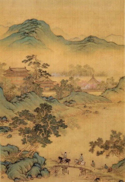 【欣赏】明 佚名 画岩壑清晖册。凡画有关季节，必具深刻细致观察力与生活体验。能反应季节变化者，在天莫若云、雨、雪、月，在地莫若水，树、山、花，在动物莫若鸟、兽、虫、鱼，在人莫若渔、樵、担、读，每一个季节…