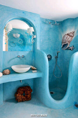 梦幻浴室。