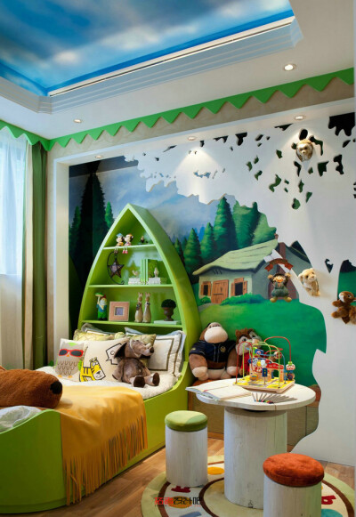 如果有一天我希望我的孩子的房间是这样的。