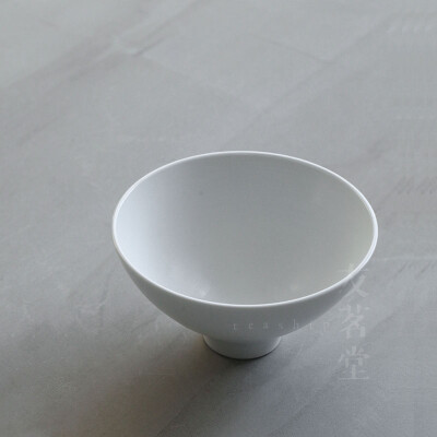 友茗堂 日本 陶制 饭碗 汤碗 餐具 创意小花器 白色 WY0542
