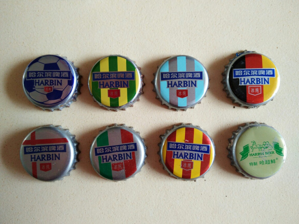 2014年世界杯,哈啤的几款劲旅的瓶盖,桑巴军团,潘帕斯雄鹰,日耳曼战车
