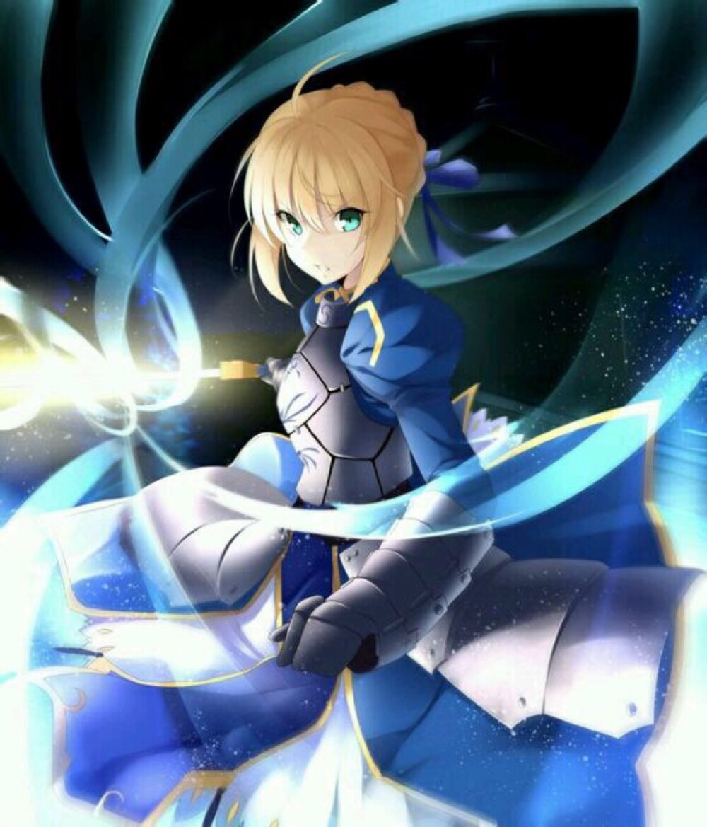 fate stay night 金闪闪 红A 远坂凛 侍郎 saber