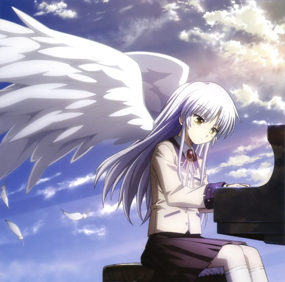 Angel beats!·天使的心跳·立华奏·校服·高清壁纸-ED专辑封面图片