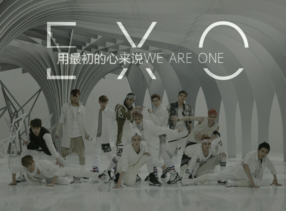 exo用最初的心来说weareone明星exo初心不变分割字头像