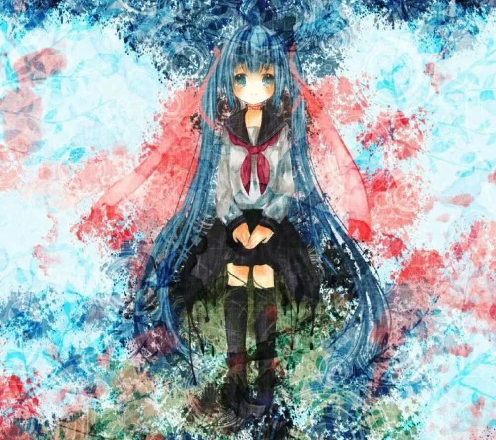 动漫 美图 插画 二次元 壁纸 Miku 初音未来 「搬运 捕夢少女」