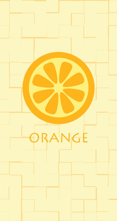 orange 橘子 壁纸水果小清新