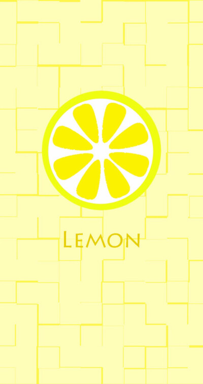 lemon 柠檬 壁纸 水果 小清新