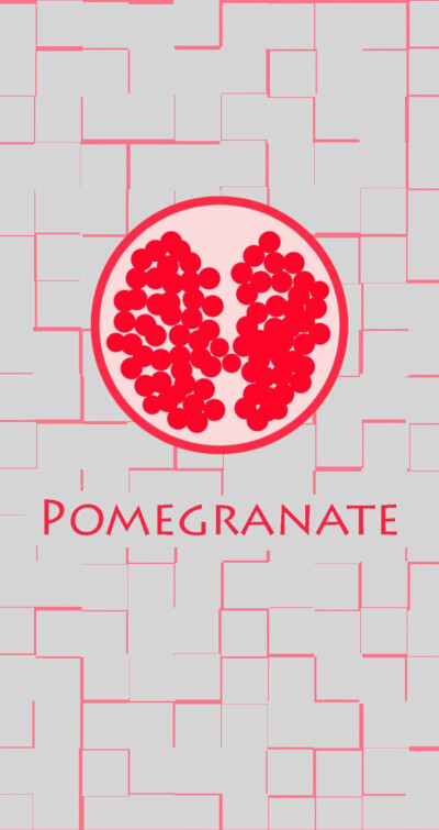 pomegranate 石榴 壁纸 水果 小清新