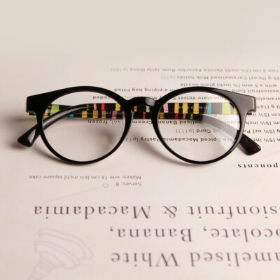 韩国tr90超轻眼镜框 复古可配近视镜架小圆 眼睛框潮人男女款成品