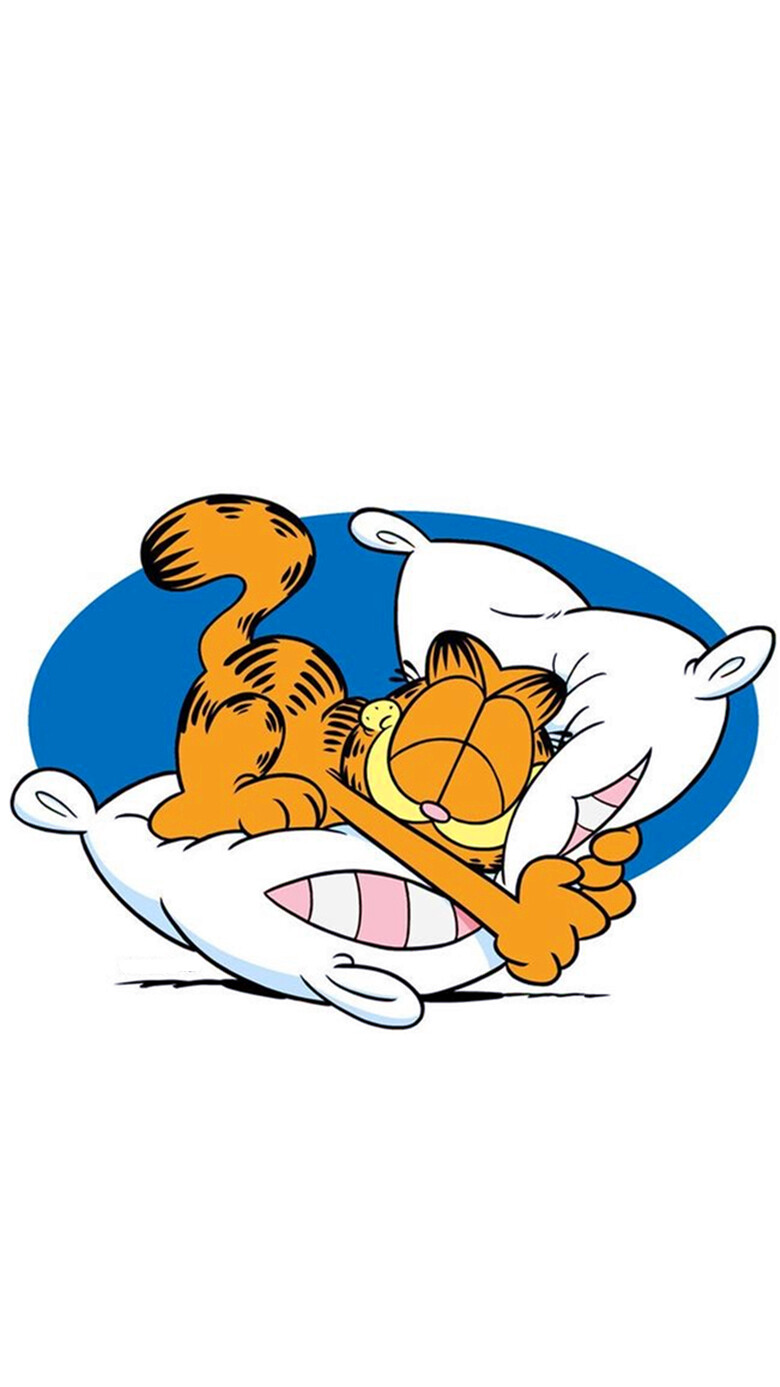 iPhone5 iPhone6 iPhone6 Plus wallpaper wechat 微信背景 壁纸 锁屏 待机 主题 桌面 可爱 加菲猫 Garfield